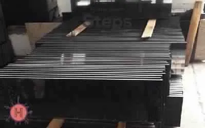 Absolute Black Granite Step Risers