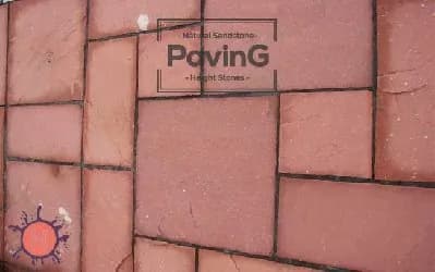 Agra Red Sandstone Paving