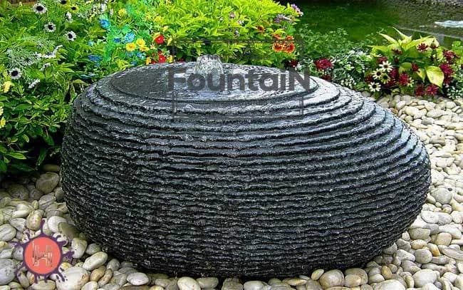 Black Granite Water Feature STF-15