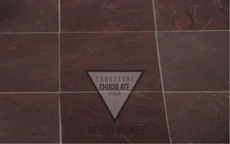 Chocolate Sandstone Tiles Slabs