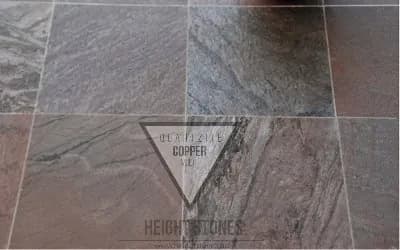 Copper Multi Quartzite Tiles Slabs