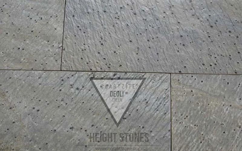 Deoli Green Quartzite Tiles Slabs
