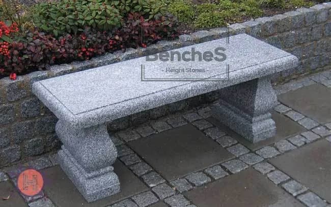 Designer Granite Garden Bench STB-13