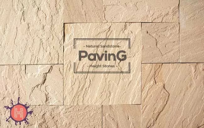 Dholpur Beige Sandstone Paving