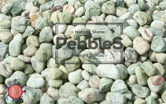 Forest Green Marble Pebbles