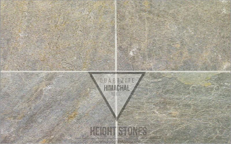 Himachal White Quartzite Tiles Slabs