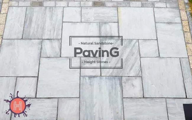 Kandla Grey Sandstone Paving