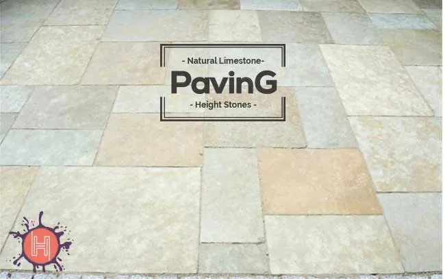 Kota Brown Limestone Paving