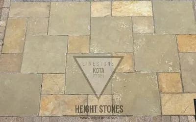 Kota Brown Limestone Tiles Slabs