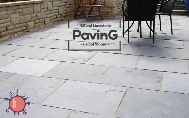 Natural Black Limestone Paving