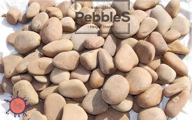 Natural Pink Sandstone Pebbles