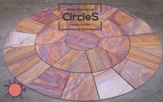 Rainbow Sandstone Circle
