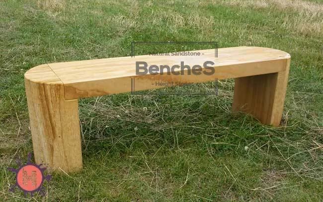 Teakwood Sandstone Garden Bench STB-10