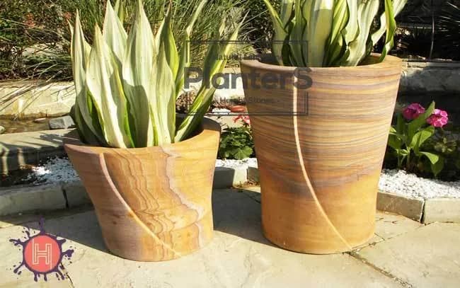 Rainbow Sandstone Planter STP-2