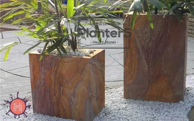 Rainbow Sandstone Planter STP-7