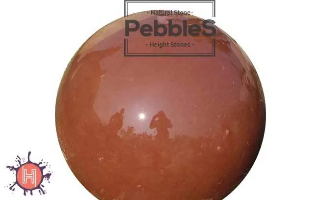 Garden Red Granite Ball
