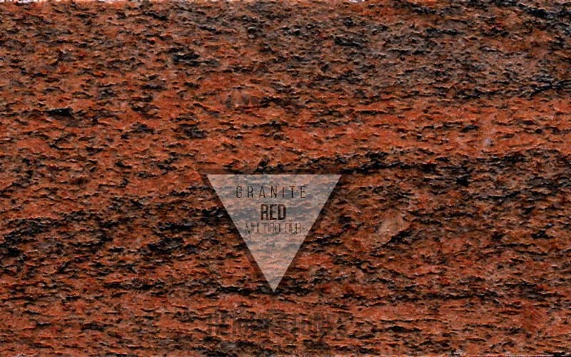 Red Multi Color Granite Tiles Slabs