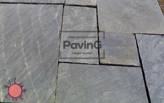 Sagar Black Sandstone Paving
