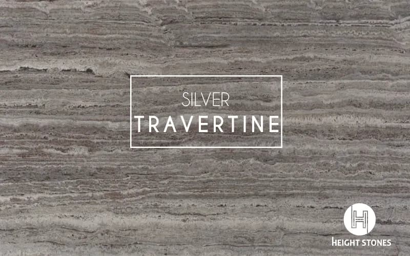 Silver Travertine Tiles Slabs