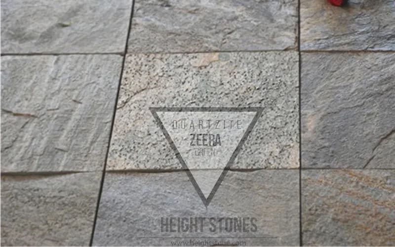 Zeera Green Quartzite Tiles Slabs