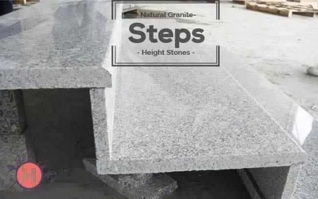 Grey Granite Step Risers