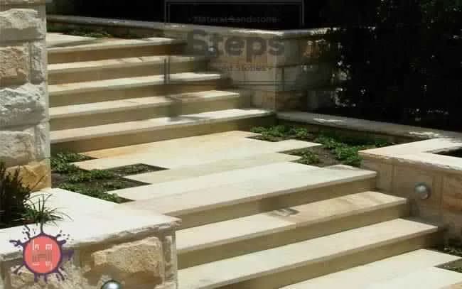 Mint Sandstone Step Risers