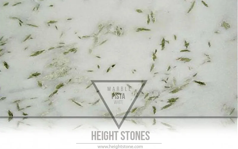 Pista White Marble Tiles Slabs