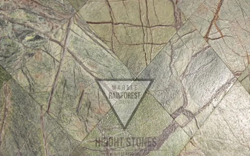 Rainforest Green Marble Tiles Slabs