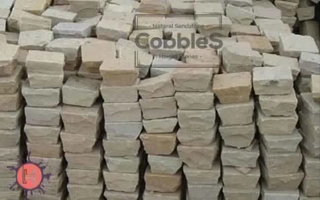 Raj Green Sandstone Cobbles
