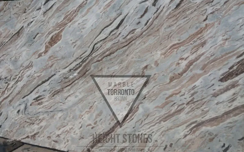 Toronto Brown Marble Tiles Slabs